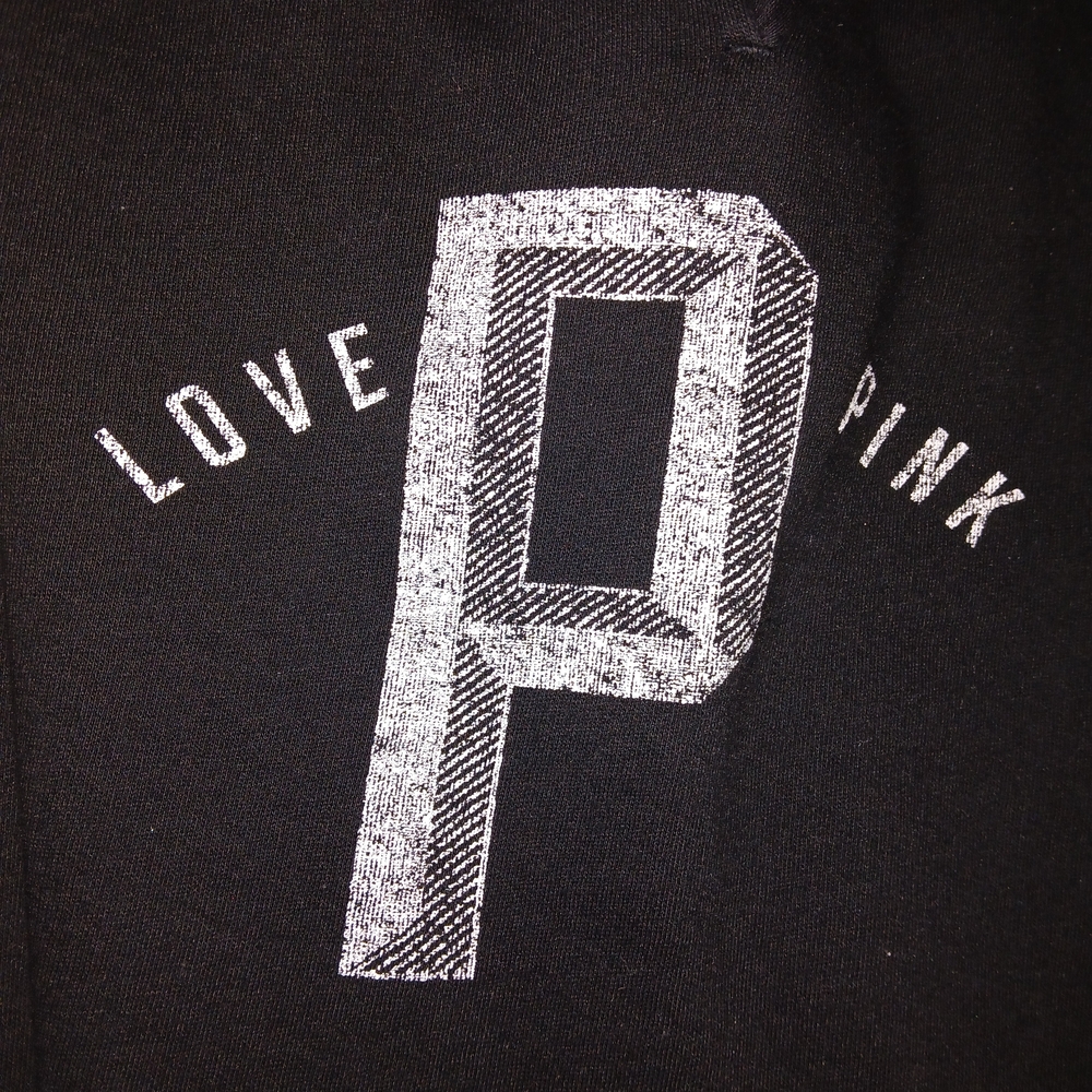 Victoria's Secret PINK Black Graphic Tee